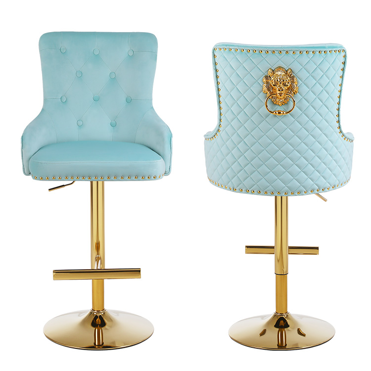 Lion Head modern bar stool